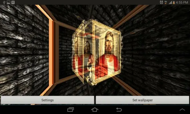 3D Jesus Live Wallpaper android App screenshot 1