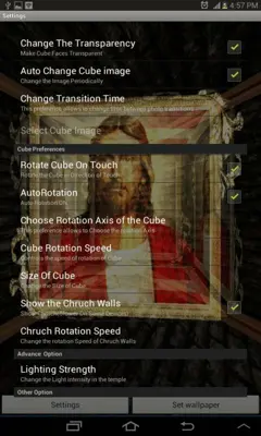 3D Jesus Live Wallpaper android App screenshot 2