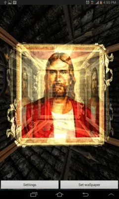 3D Jesus Live Wallpaper android App screenshot 3